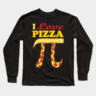 I Love Pizza - Pi Symbol Long Sleeve T-Shirt